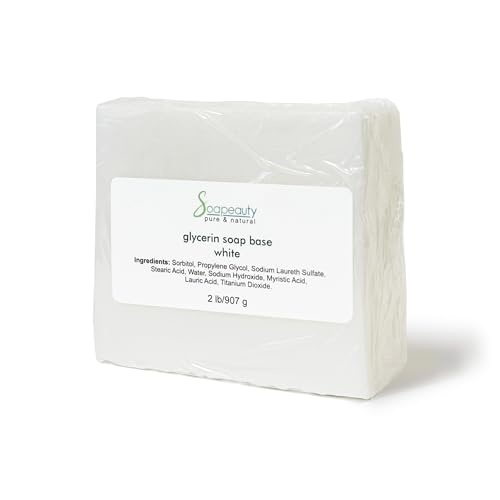 Vegetable-Based Glycerin Soap Base for DIY Handmade Soap - 16 Ounce, Sensitive Skin