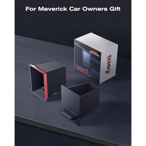 For Ford Maverick 2022-2024 Console Console Storage Drawer Magnetic Design Slides Smoothly - [OEM Fit& 100% Stable] - Cubby Storage Box with Silent Mat - Thickened ABS Material