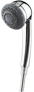 Handheld Water Filter Showerhead - Chrome Finish, 5 Spray Settings, No Tools Installation