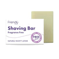 Friendly Soap Natural Fragrance-Free Shaving Soap for Sensitive Skin - 95g