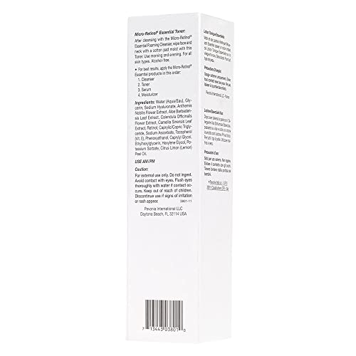 Pevonia Pro Micro-Retinol Essential Toner, 4 Fluid Ounce