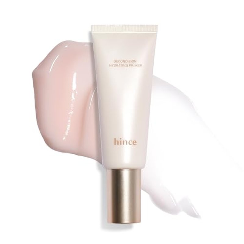 Hince Second Skin Hydrating Primer Makeup Boosting Moisturizing Primer for Lasting Pore Coverage Smooth & Supple Skin, 1.35 fl.oz. Light Pink