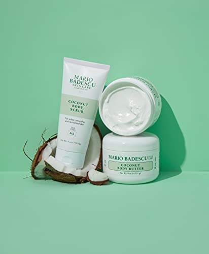 Mario Badescu Coconut Body Butter Pack of 2 - 8oz All Skin Types Moisturizer