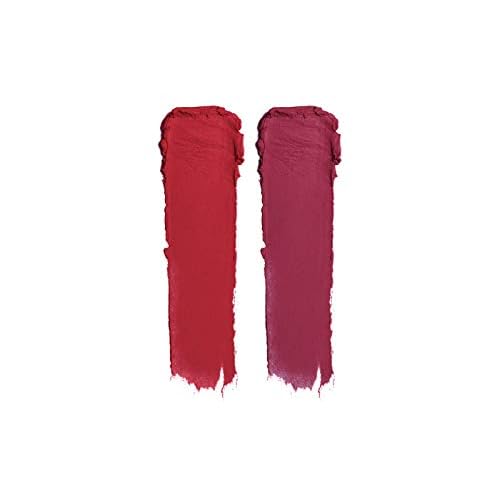 Cashmere Slip¢ç Longwear Lipstick Duo, 0.11 oz. (each) | Creamy, Richly Pigmented Lipstick That Delivers Bold Color for Up To 8 Hours | Dare/Obsessed