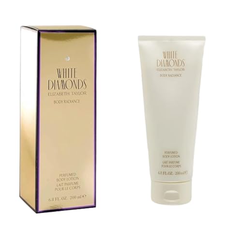 Elizabeth Taylor White Diamonds Body Lotion for Women 6.8 Oz - Fragrance & Skin Moisturizer
