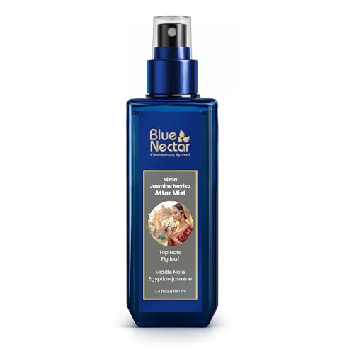 Long-Lasting Jasmine Body Mist with Fig Leaf - Floral Attar Spray, 3.38 Fl Oz - Floral Jasmine / 3.38 Fl Oz