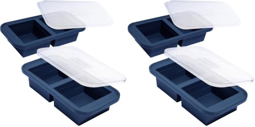 Blueberry Souper Cubes 2-Cup Silicone Freezer Molds - 4-Pack