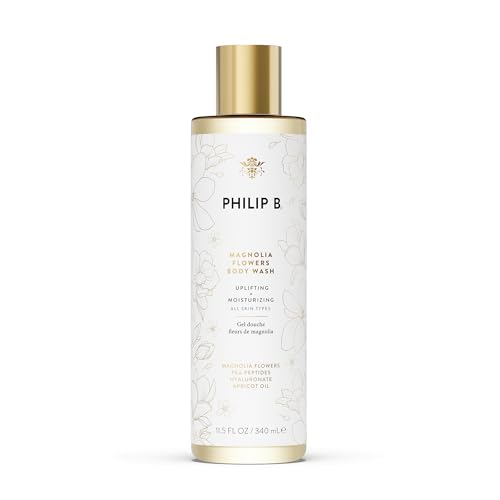 Magnolia Flowers Body Wash - Vegan, Hydrating Shower Gel with Orange Blossom - 11.5 Fl Oz