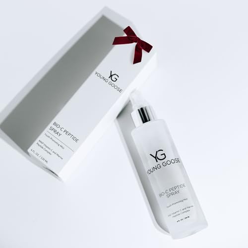 Young Goose, Bio-C Peptide Spray | Hydrating and Toning Mist | Supports Microbiome | Protection Against Blue Light, UVA, UVB Rays | Essential Hydration, Balance pH