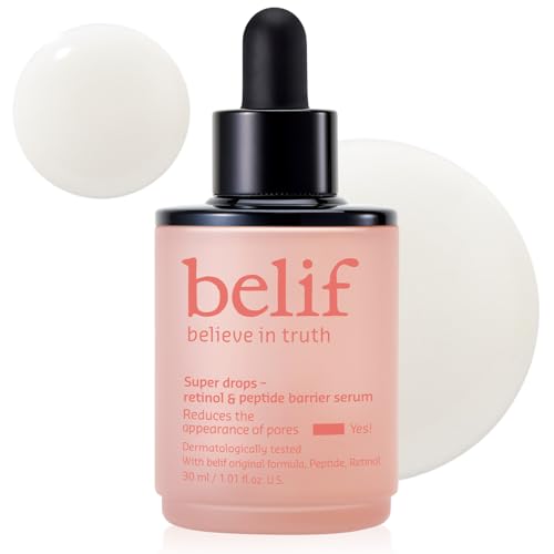 Retinol & Peptide Anti-Aging Serum with Hyaluronic Acid for Firming and Pore Minimizing – 1 fl oz