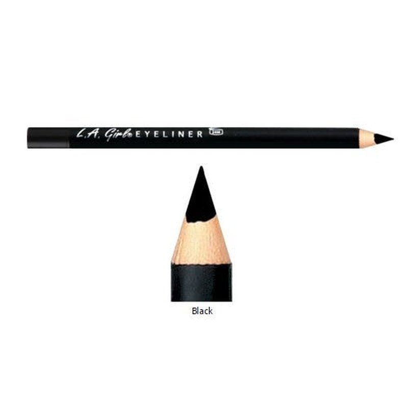 L.A. Girl Eyeliner Pencil, Black, 0.04 Ounce (Pack of 2)