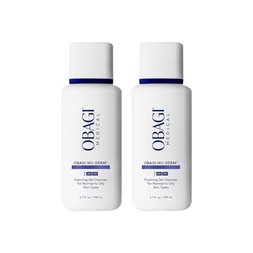 Obagi Nu-Derm Foaming Gel Cleanser for Face ? Deep-Cleansing & Hydrating Facial Cleanser with Aloe Vera ? For Normal to Oily Skin Types