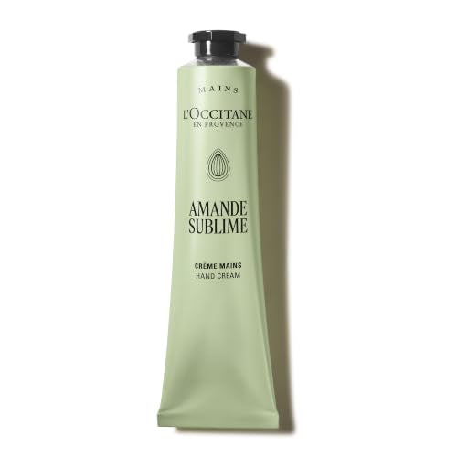 L'OCCITANE Almond Delicious Hands Hydrating Cream 2.6oz - Fast-Absorbing, Vegan Hand Care