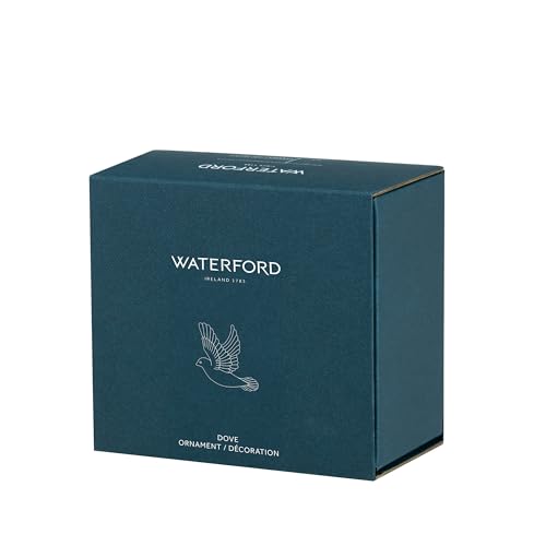 Waterford Crystal Dove of Peace Ornament - Elegant Holiday Keepsake Decor