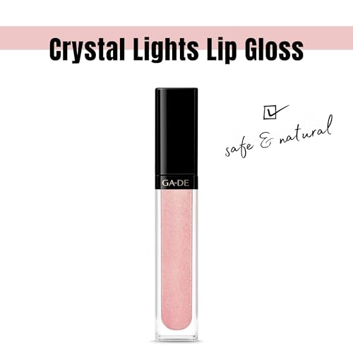 Lip Gloss Enriched with Crystal Pearls - 823 Rose Glitz - Moisturizing & Long-Lasting Shine
