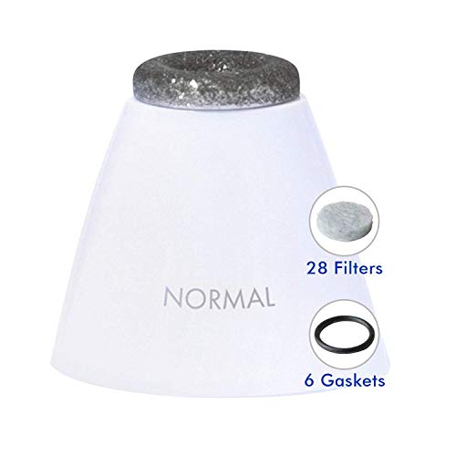 Vanity Planet Exfora Replacement Filters - Replace your Microdermabrasion Head - Replacement Kit Contains a Standard Diamond-Encrusted Head, 28 Removable Filters, 6 Gaskets for Optimal Skin Results