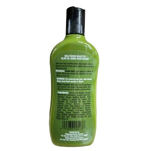 Hollywood Beauty Olive Oil Moist & Shine Moisturizing Hair Lotion, 12 oz (Pack of 3)