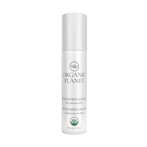 Resveratrol Vegan C Day Moisturizer ? USDA Certified Organic Anti-Aging Face Cream ? 100% Waterless Daily Defense for Glow & Firmness ? Plant-Based Hydration ? 1.7 fl oz