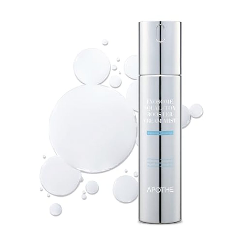 APOTHE Exosome Squal-Tox Booster Cream Mist 3.38 fl oz (100ml) ? Hydrating, Soothing, and Brightening with Squalane, Centella Asiatica, and Niacinamide