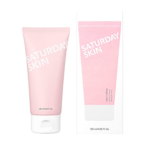 Saturday Skin Face Moisturizer Water Face Cream Natural Oil free Gel Type Cream From Alaska Glacier Water and Face Cleanser Hydrating Foam Cleanser Natural ingredients