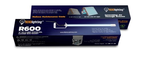 UV-C Air Conditioner Coil Cleaner Light - 14-Inch, 24V HVAC Germicidal UV Lamp