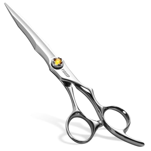 FOGOSP 6.5 Inch Professional Barber Hair Cutting Scissors VG10 Japan Steel for Men & Women