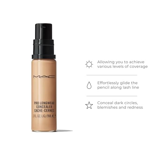 MAC Pro Longwear Concealer NW20 9ml - Flawless, Long-Lasting Matte Finish (Pack of 1)