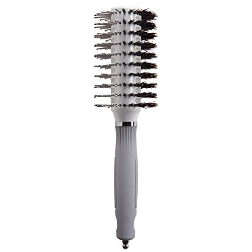 Olivia Garden Turbo Vent Oval Twin & 100% Boar Hair Brush