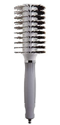 Olivia Garden Turbo Vent Oval Twin & 100% Boar Hair Hair Brush - 1 Pack