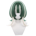 Cosplay Wig Guita Short Turquoise with White Streaks - Unisex Costume Accessory