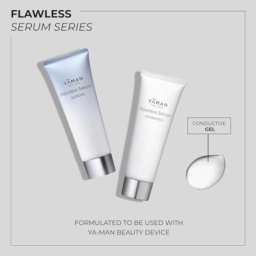 YAMAN Flawless Serum Smooth 2.8 oz. | Use alone or with YAMAN's Photo Plus device series | Hyaluronic Acid + Squalane + Dipotassium Glycyrrhizate + Botanical Extracts