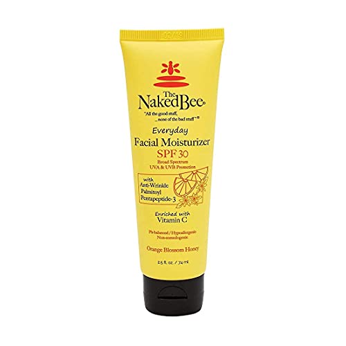 The Naked Bee Orange and Blossom Honey Moisturizing Hand and Body Lotion + Vitamin C Facial Moisturizer SPF 30 + Moisturizing Hand & Body Lotion with Lavender & Beeswax Absolute