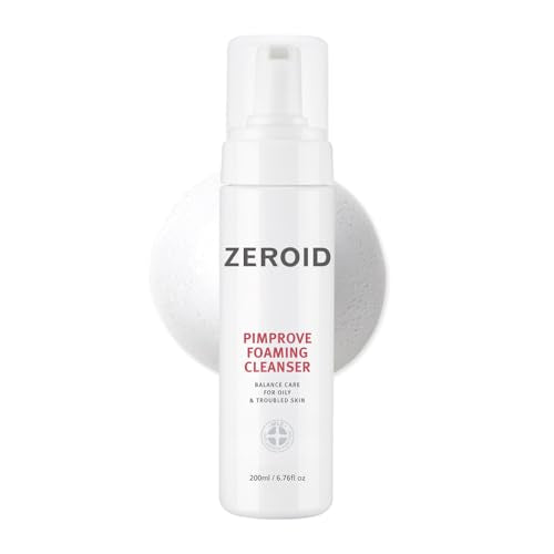 ZEROID Pimprove Foaming Facial Cleanser for Oily & Sensitive Skin 6.8 fl oz