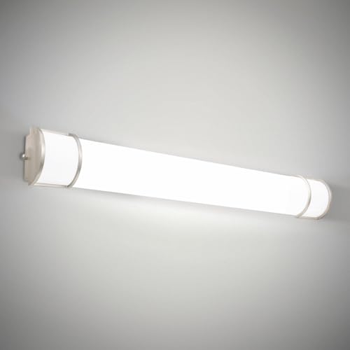 48-Inch Dimmable LED Vanity Light Fixture Brushed Nickel - 3CCT, Energy Star