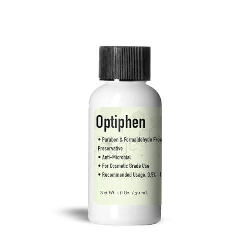 Optiphen Preservative (1 Oz / 30 mL) Optiphen Natural Preservative for Cosmetics Water Soluble Paraben Free Broad Spectrum Preservative for Lotion Making