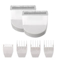 2 Pack Professional Peanut Clipper/Trimmer Snap On Replacement Blades #2068-300 - Compatible with Wahl Peanut Hair Clipper/Trimmer, Black (White 2 Pcs)