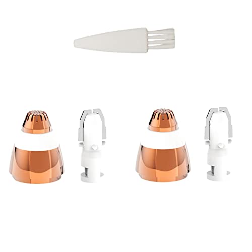 For Finishing Touch Flawless Brows Eyebrow Pencil Hair Remover Replacement Head,As Seen On TV,Upgraded 18K Gold With Cleaning Brush (18K-Gold-2pcs)