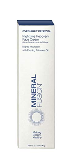 Mineral Fusion Overnight Renewal Night Face Cream - 3.4 oz - Restorative Nighttime Moisturizer