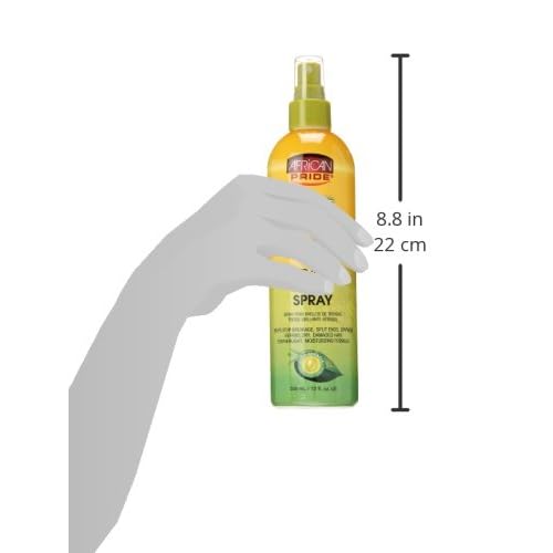 AFRICAN PRIDE Olive Miracle Braid Sheen Spray 12 Oz (438125)