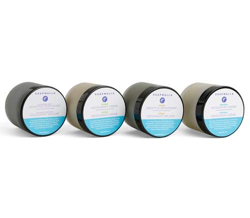 Soapwalla Aluminum-Free Deodorant Cream - 2 oz Full Size - Unisex, Natural Essential Oils, Long-Lasting Freshness - Variation of THIS listing
