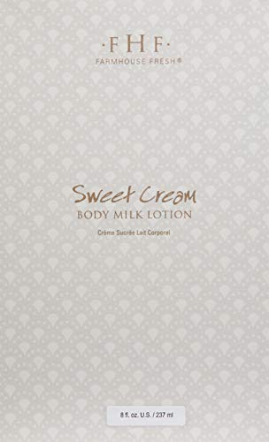 FarmHouse Fresh Sweet Cream Body Milk 8 Fl Oz - Moisturizing Lotion for Soft Skin