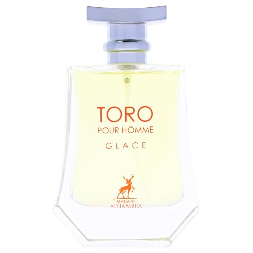 Maison Alhambra Toro Pour Homme Eau de Parfum Spray 3.4oz - Citrusy Aromatic Woody Fragrance for Men