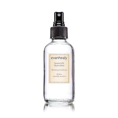 Evanhealy Immortelle HydroSoul Copper Distilled Facial Tonic 4oz - Organic Eye & Skin Hydrator