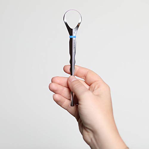Stainless Steel Tongue Cleaner Set - Medical Grade, Wide Cleaning Head, Dishwasher Safe