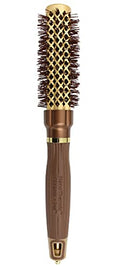 Olivia Garden NanoThermic PowerGrip 1-Inch Ceramic Round Hair Brush for Medium to Thick Hair
