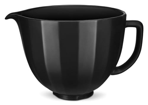 KitchenAid 5 Quart Black Shell Ceramic Bowl for Tilt-Head Mixers