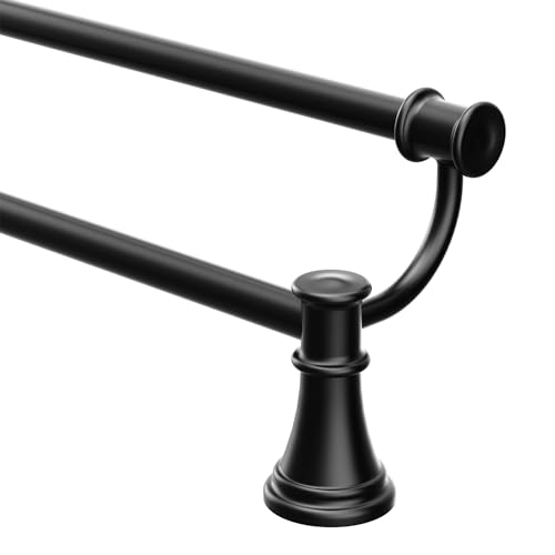 Moen Belfield 24-Inch Double Towel Bar Polished Nickel - Bathroom Accessory