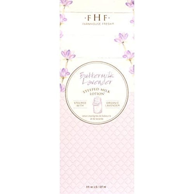FarmHouse Fresh Buttermilk Lavender Steeped Milk Lotion, 8 Fl Oz