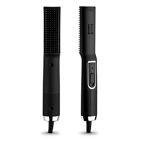 Men's Beard Straightener Brush - Hot Tools Ceramic & Tourmaline, Up to 410°F