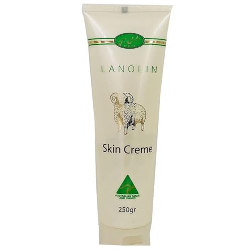 Lanolin Skin Cream for Dry & Cracked Skin 250g - Moisturizer for Face & Body